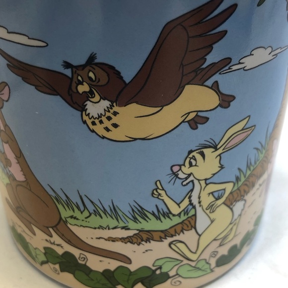 Vintage Disney Winnie The Pooh 3D Coffee Mug Christopher Robin Tigger Piglet - Picture 8 of 11
